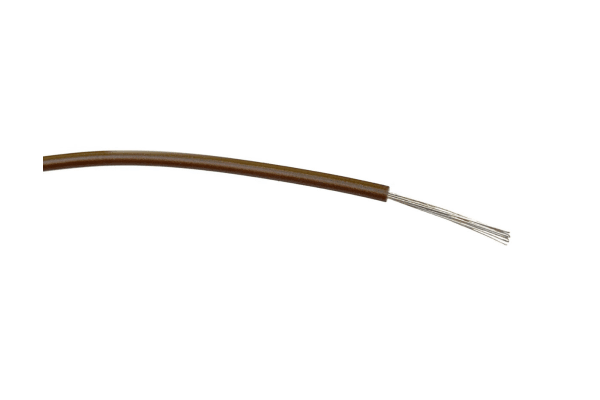 Product image for RS PRO Brown, 0.5 mm² Equipment Wire, 100m