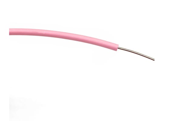 Product image for RS PRO Pink, 0.26 mm² Equipment Wire, 100m