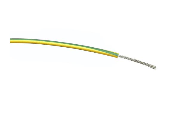 Product image for RS PRO Green/Yellow, 0.75 mm² Equipment Wire, 100m