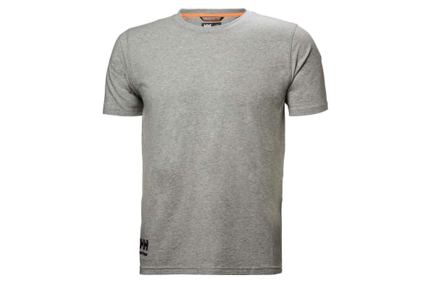 Product image for Helly Hansen Chelsea Evolution Grey T-Shirt, UK- M, EUR- M Cotton