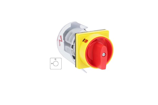 Product image for RS PRO, 3P 2 Position Rotary Cam Switch, 690 V, 20A
