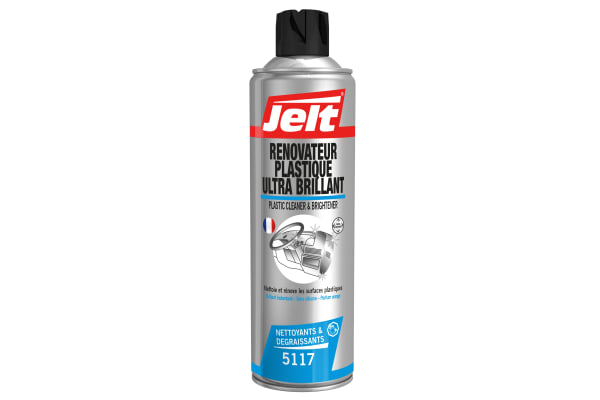 Product image for Jelt RENOVATEUR PLASTIQUE ULTRA BRILLANT Multi-purpose Cleaner 650/500 ml Aerosol