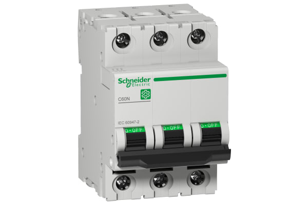 Product image for Schneider Electric Multi 9 16A MCB, 3P Curve C