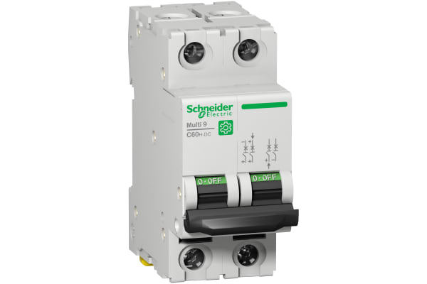 Product image for Schneider Electric Multi 9 40A MCB, 2P Curve C