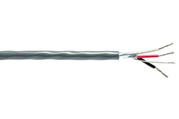 Product image for Grey 3 core overall shielded cable,304m