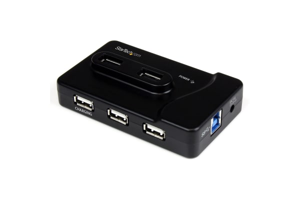 Product image for 7 Port USB 3.0/2.0 Hub with Charger