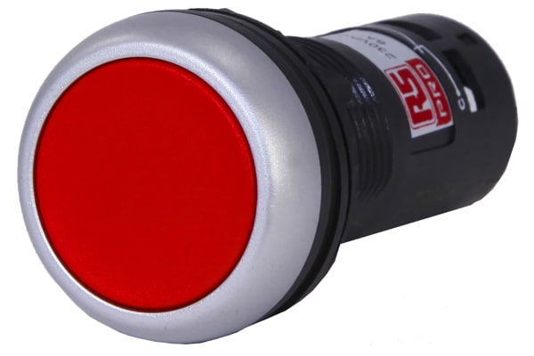Product image for Red 1 NO / 1NC Spring Return Pushbutton