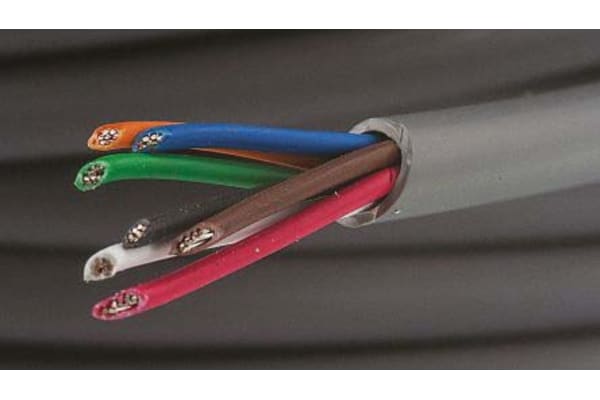 Product image for 18 AWG 7 core 300V unshielded cable 30m