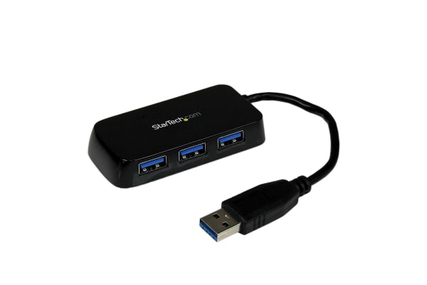 Product image for 4 Port SuperSpeed Mini USB 3.0 Hub