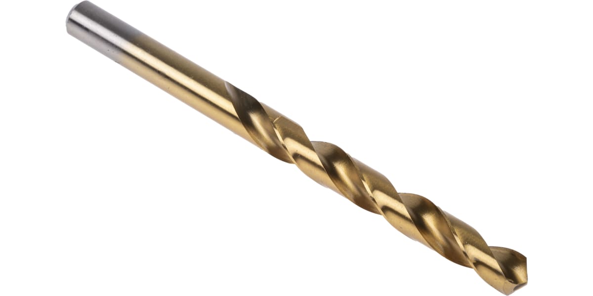 Product image for TIN COATED HSS DRILL,10.0MM DIA