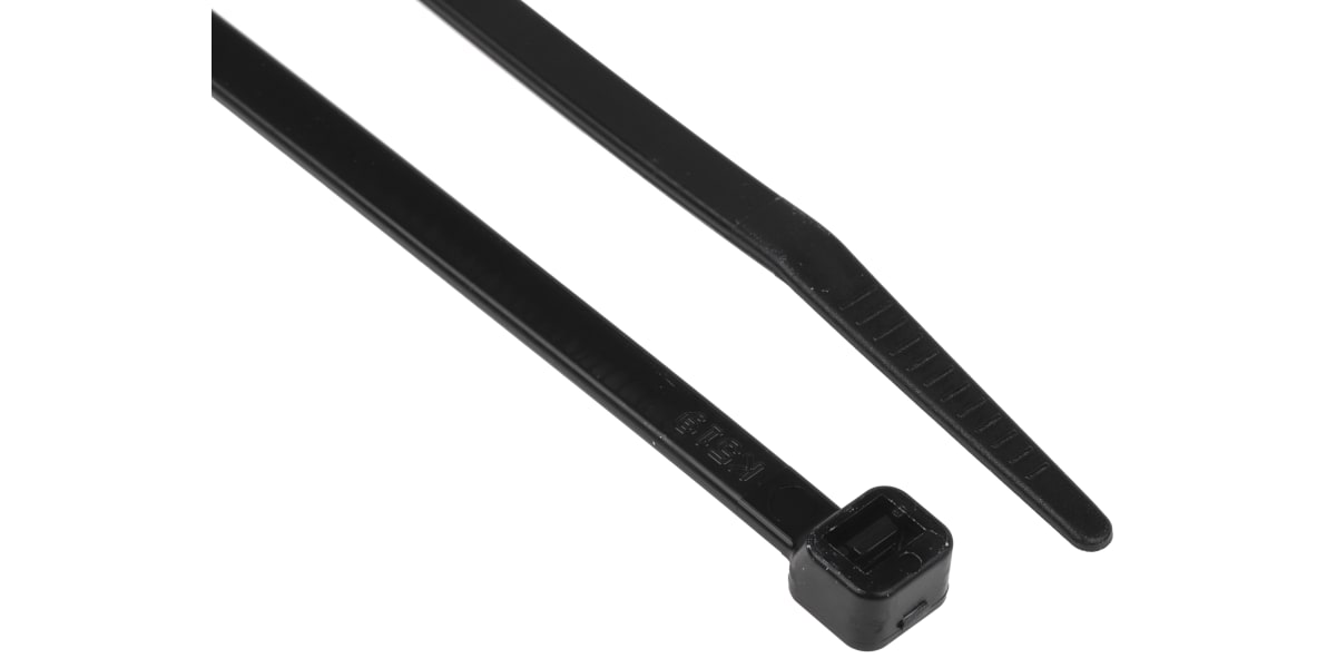 Product image for CABLE TIE,188 X 4.8,BLACK,PACK 1000