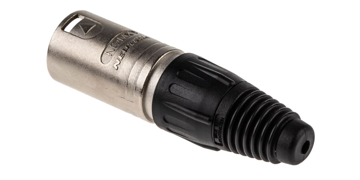 Product image for 3 WAY NICKEL FINISH XLR CABLE PLUG,16A