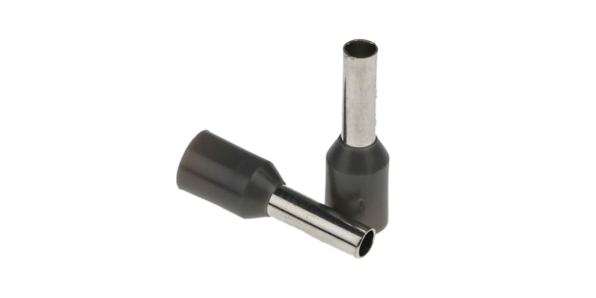 Product image for GREY INSULATED BOOTLACE FERRULE,8MM PIN