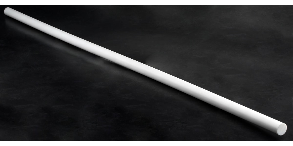 Product image for PTFE PLASTIC ROD STOCK,1M L 10MM DIA