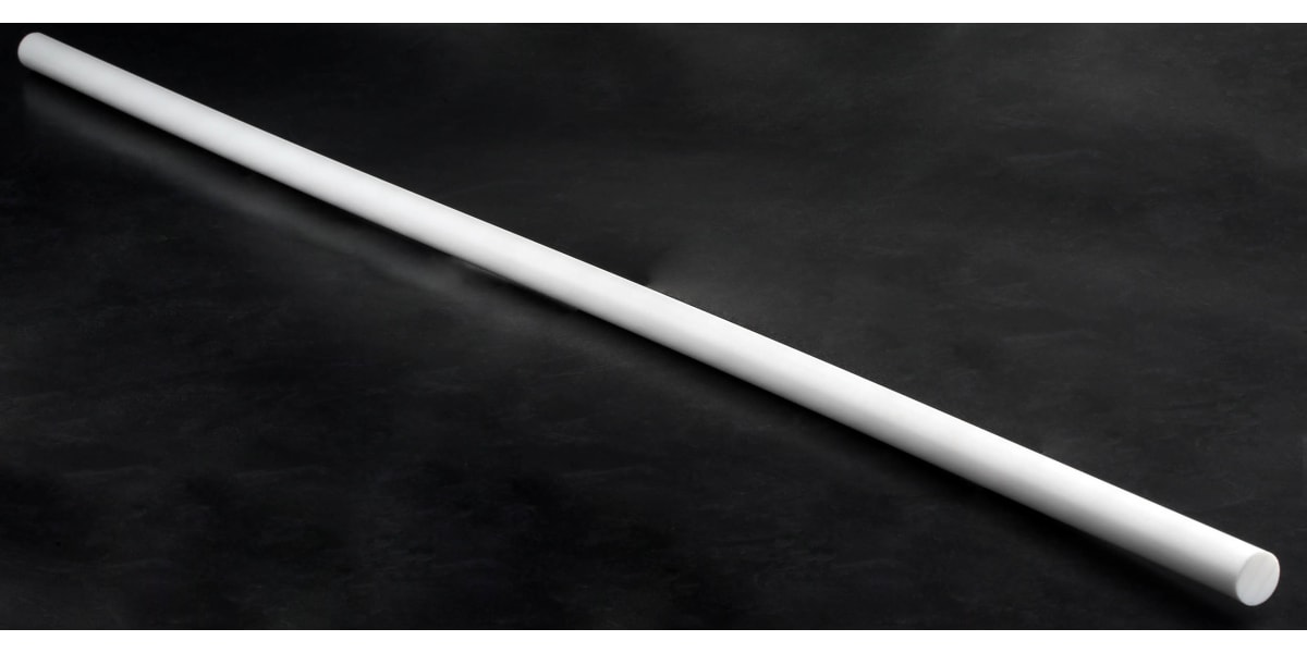 Product image for PTFE PLASTIC ROD STOCK,1M L 20MM DIA