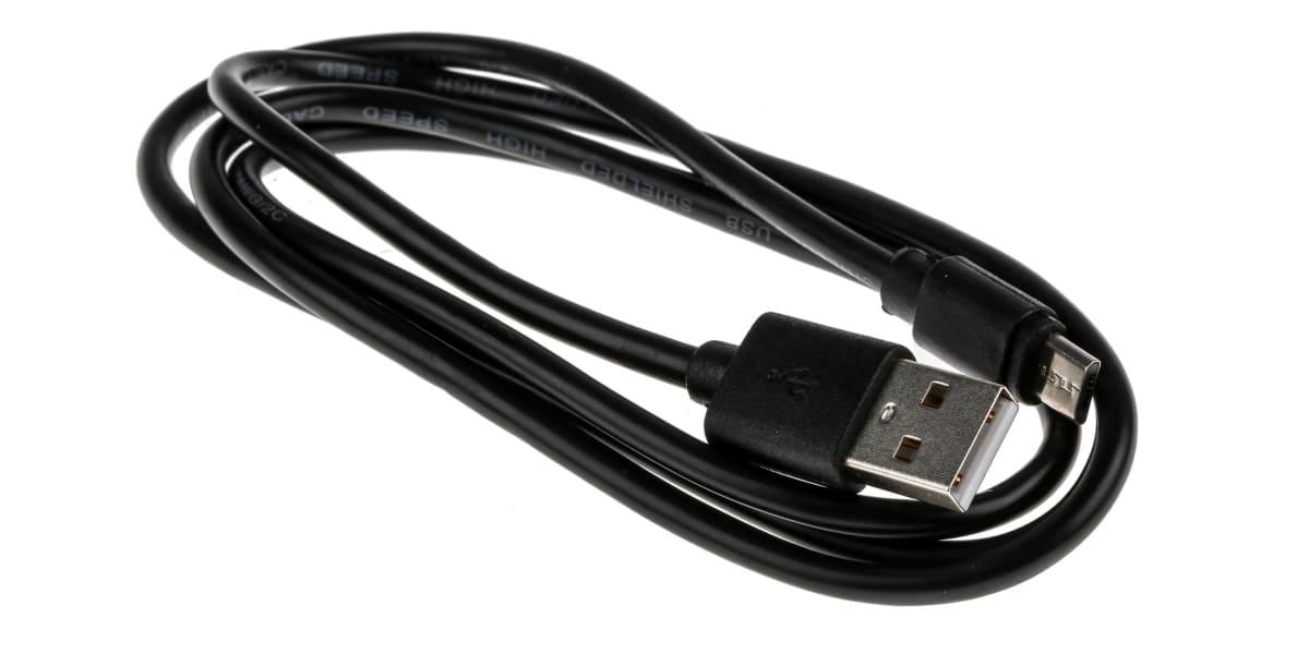 Product image for 1MTR USB 2.0 A M  - MICRO B M CABLE - BL