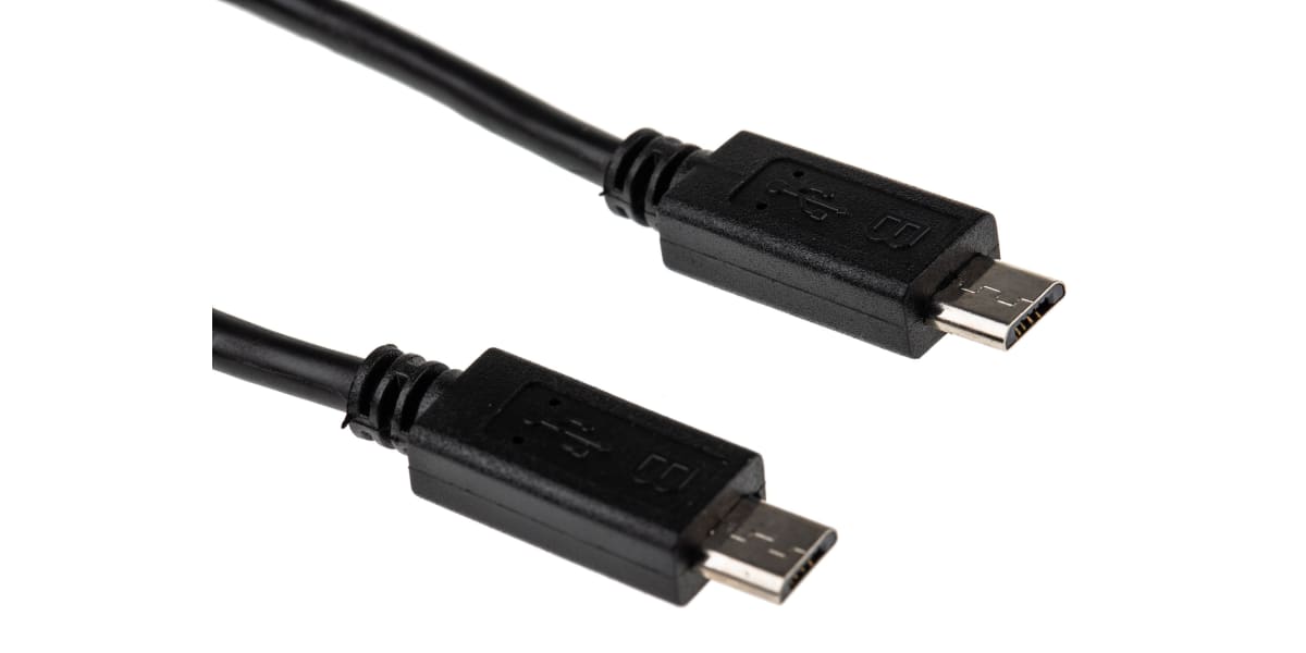 StarTech.com Male Micro USB B to Male Micro USB B Cable, USB 2.0, 200mm - RS  Components Indonesia