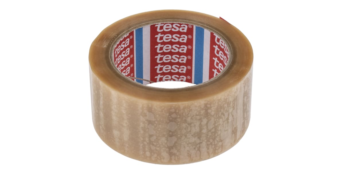 Product image for CLEAR HEAVY DUTY PVC TAPE,66M L X 50MM W