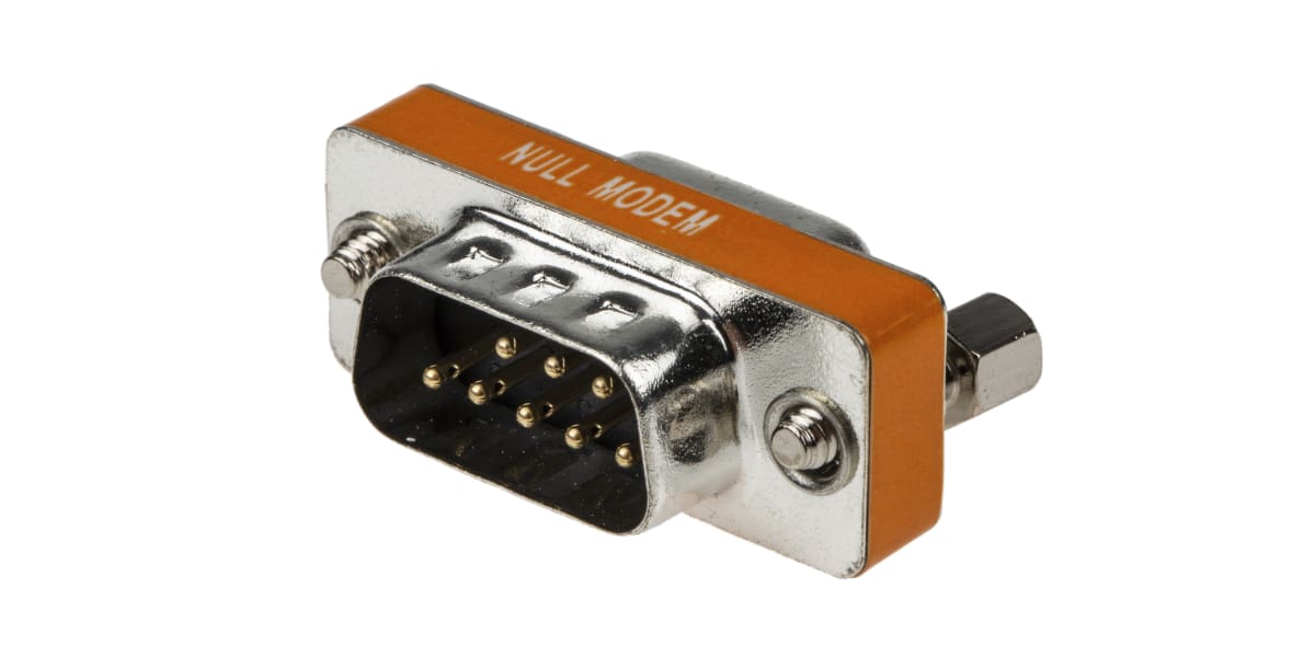 Product image for NULL MODEM SUB-D 9 POINT ADAPTER