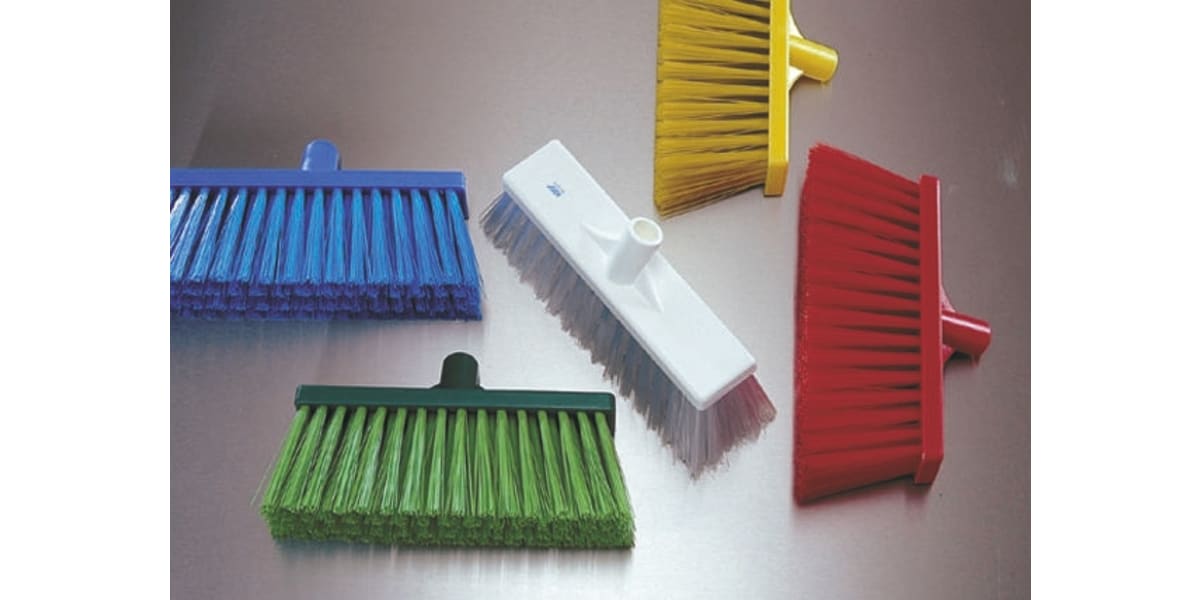 Product image for RED STIFF YARD BROOM,300X75MM