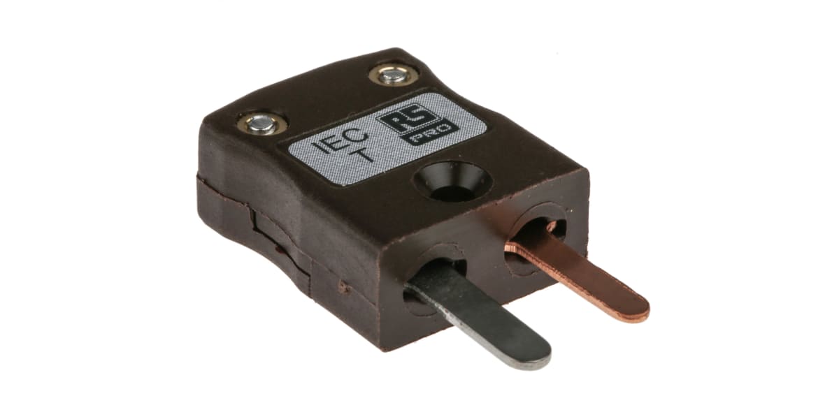 Product image for TYPE T BROWN MINIATURE PLUG 4MM CABLE