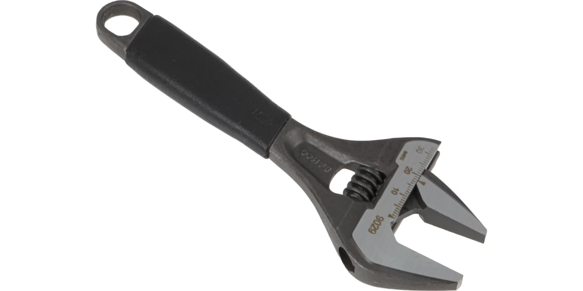 Product image for PLUMBERS 170MM ADJUSTABLE WRENCH W/SCALE