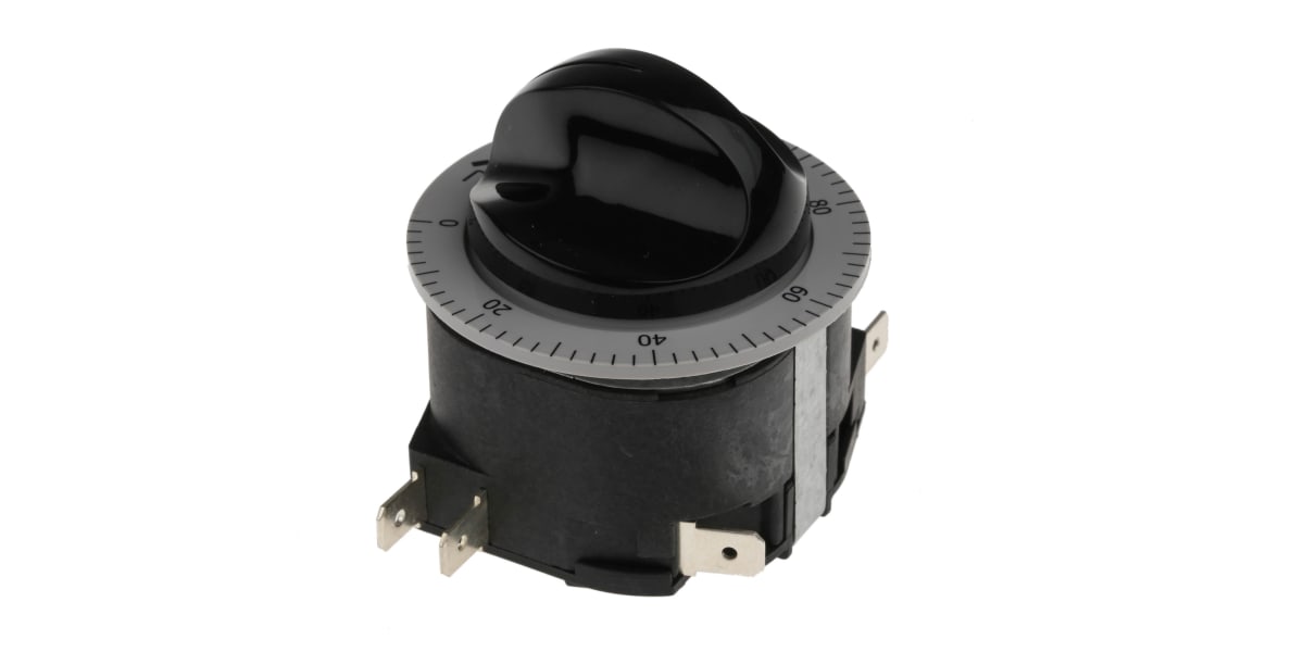 Product image for DPDT MECHANICAL RUN-BACK TIMER,0-120MIN