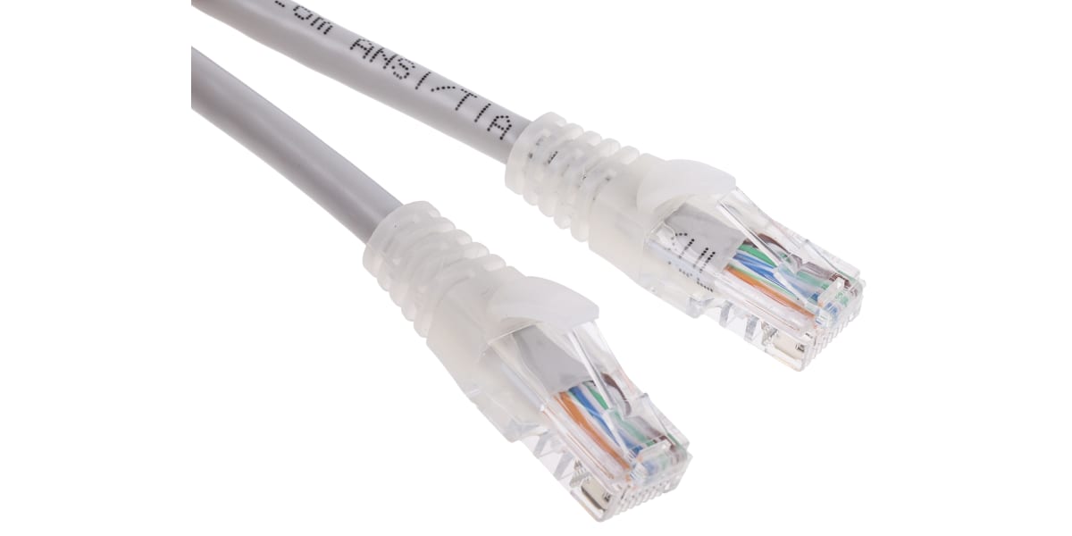 Product image for PATCH CORD CAT 5E UTP PVC 0.5M GREY