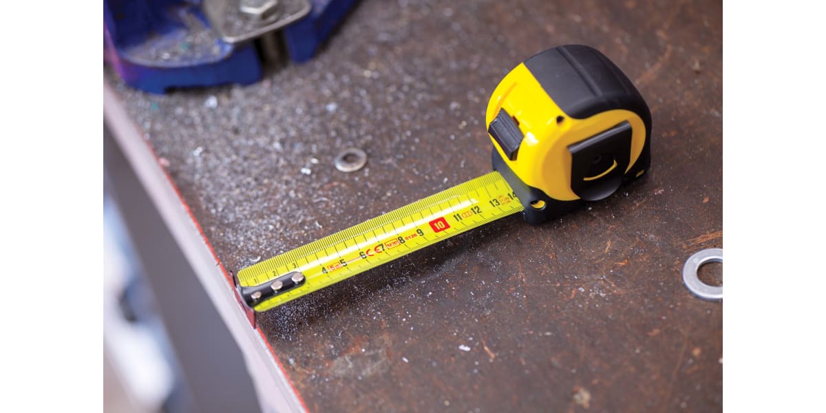 Retractable Metal Tape Measure 10ft/3m - Both Imperial and Metric Scale by