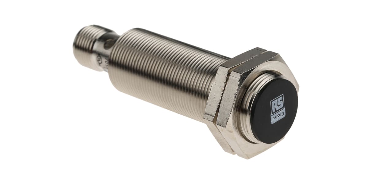 Product image for RS PRO M18 x 1 Inductive Proximity Sensor - Barrel, PNP Output, 5 mm Detection, IP67