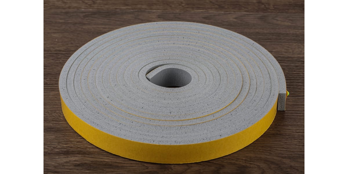 Product image for SILICONE SPONGE TAPE, 5M X 20MM X 6.4MM