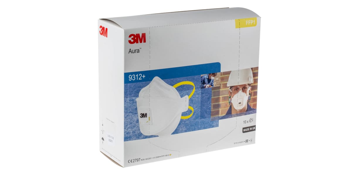 Product image for AURA 9312+ FFP1 VALVED DUST RESPIRATOR