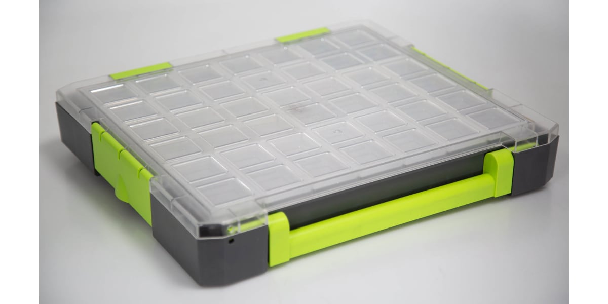 RS PRO White PP Compartment Box, 425mm x 375mm x 70mm - RS Components ...