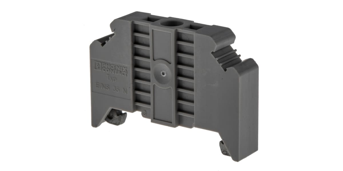 Product image for DIN RAIL END CLAMP FOR E/NS 35 N