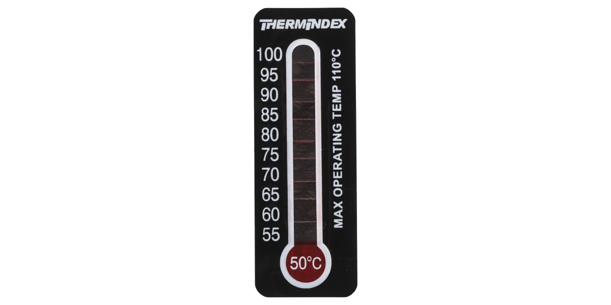 Product image for RS PRO Temperature Label Indicator, 50°C to 100°C, 11 Levels