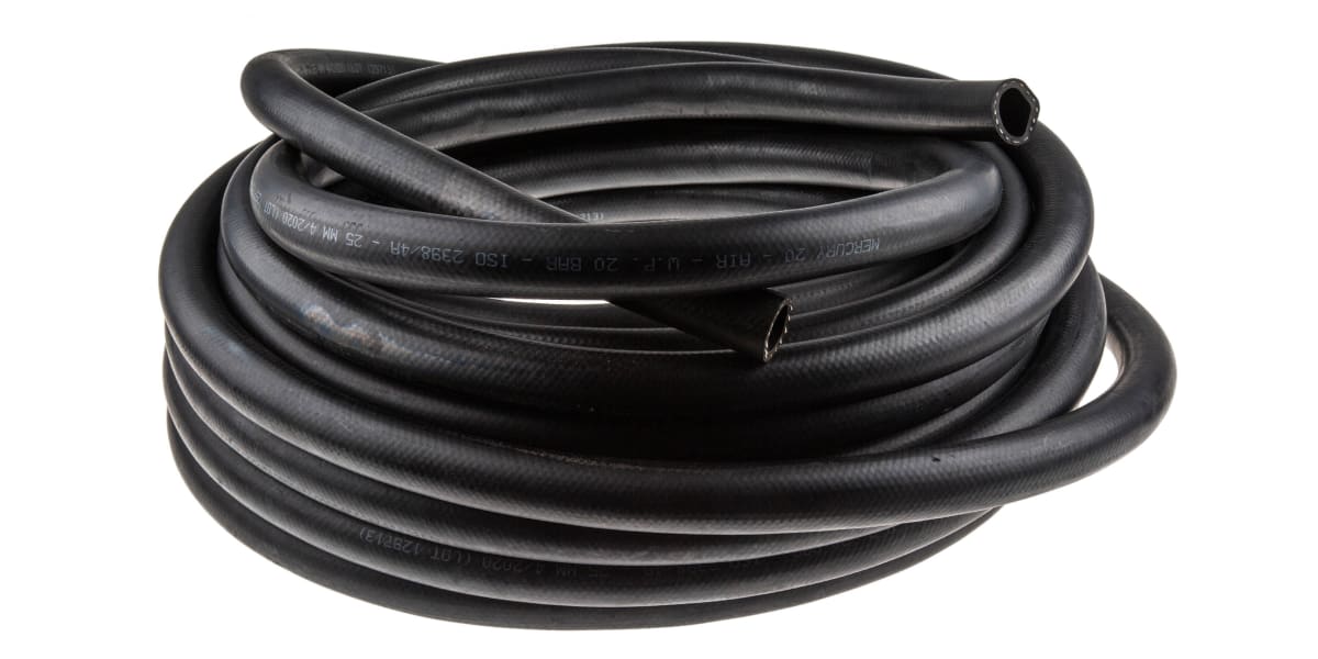 Product image for COMPRESSED AIR HOSE, BLACK, 25MM ID