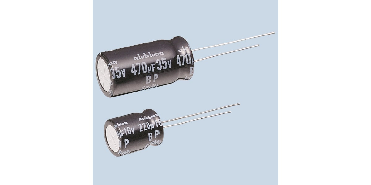 Product image for CAPACITOR,ALUMINIUM,RADIAL,50V,1UF