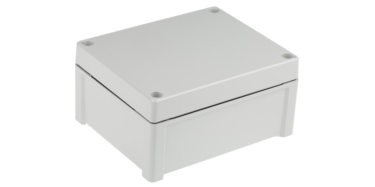Product image for IP65 Grey Lid Enclosure, 201x163x98mm