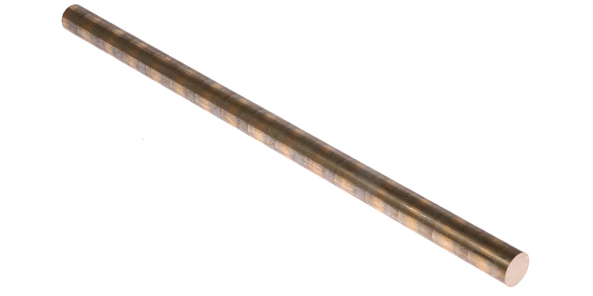 Product image for Phosphor bronze rod,13in L 5/8in dia