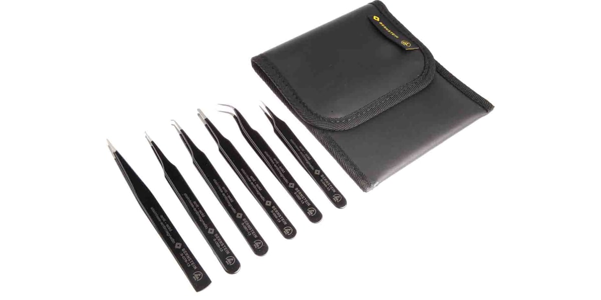 Product image for 6-PIECE SET ESD-TWEEZERS