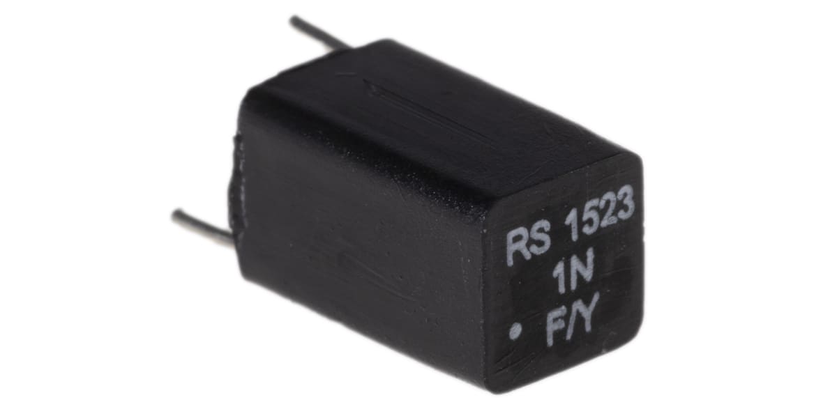 Product image for EXFS polystyrene capacitor,1000pF 63Vdc