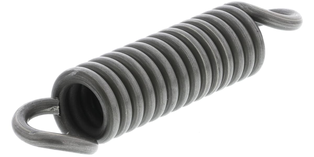 Product image for Steel extension spring,87.2Lx20mm dia