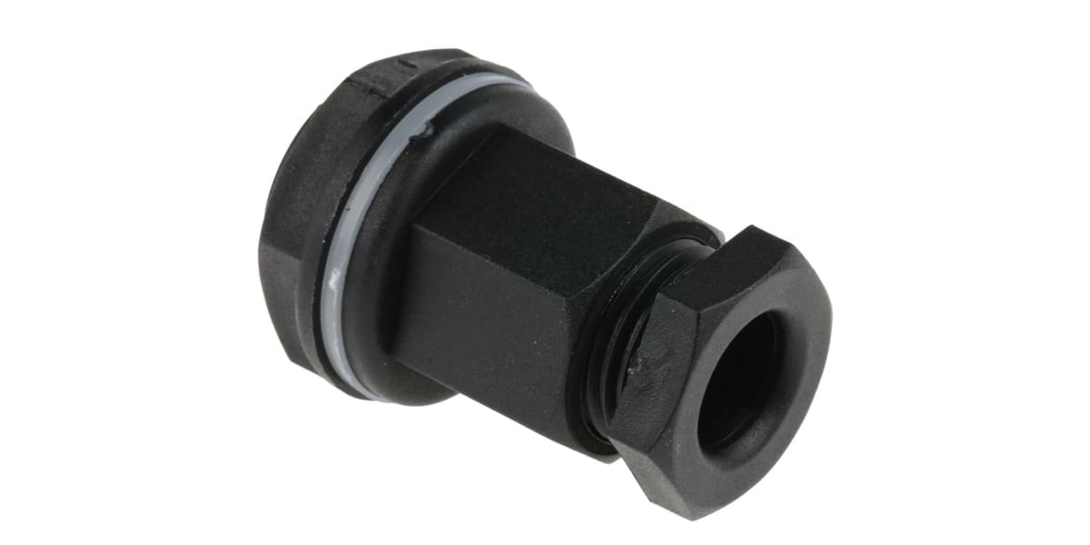 Product image for Blk HexHead IP55 7-10.5mm cablegland,M20