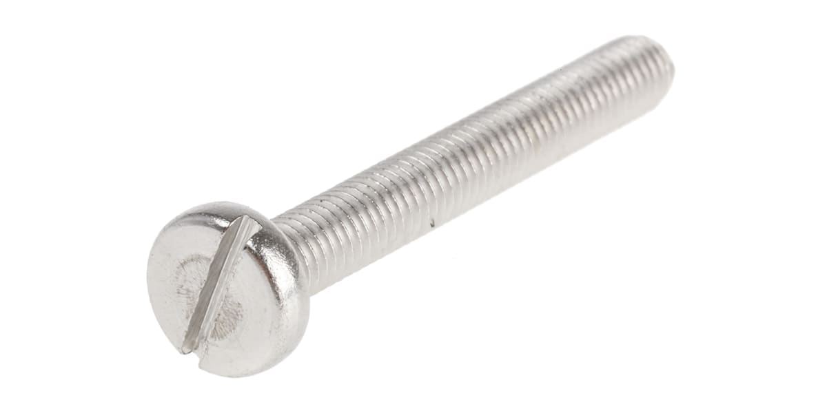 Product image for A2 s/steel slot pan head screw,M5x40mm