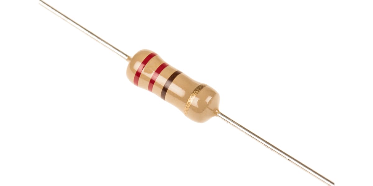 Product image for CFR100 CARBON FILM RESISTOR,220R 1W