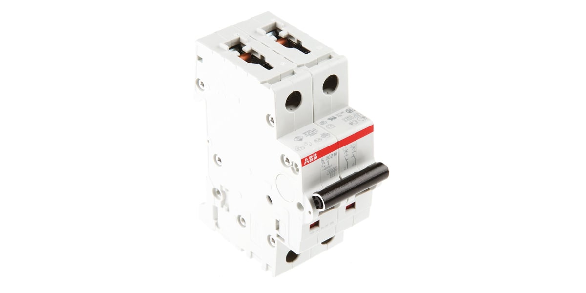 Product image for S200 MCB 1A 2 Pole Type C 10kA