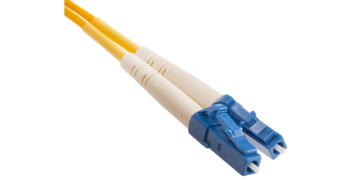 Product image for LC-LC patchlead OS1 Simplex Yellow 10m