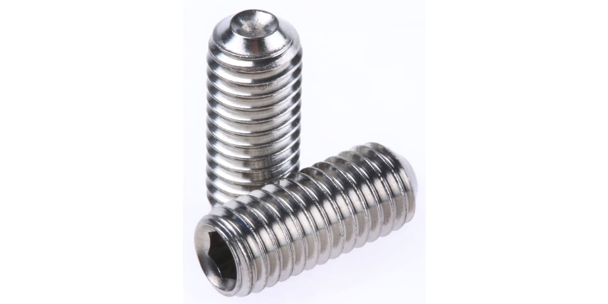 Product image for A2 s/steel socket set screw,M5x12mm