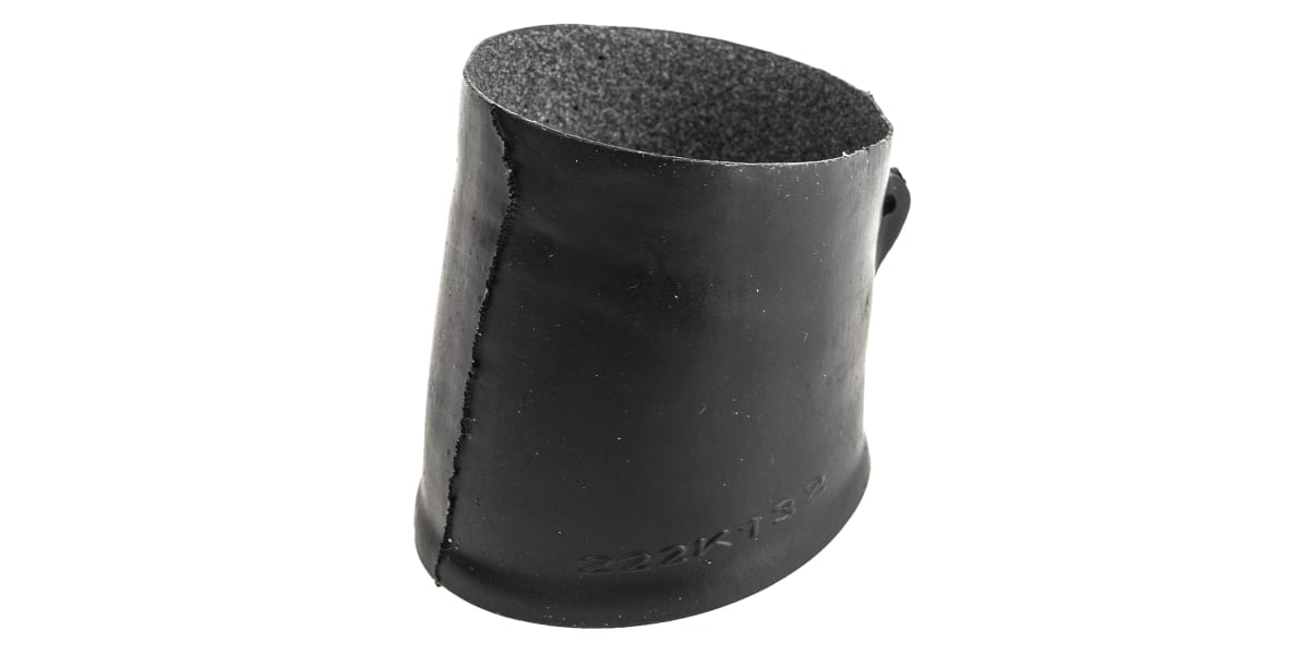 Product image for 90° lipped boot + adhesive shell 10/12