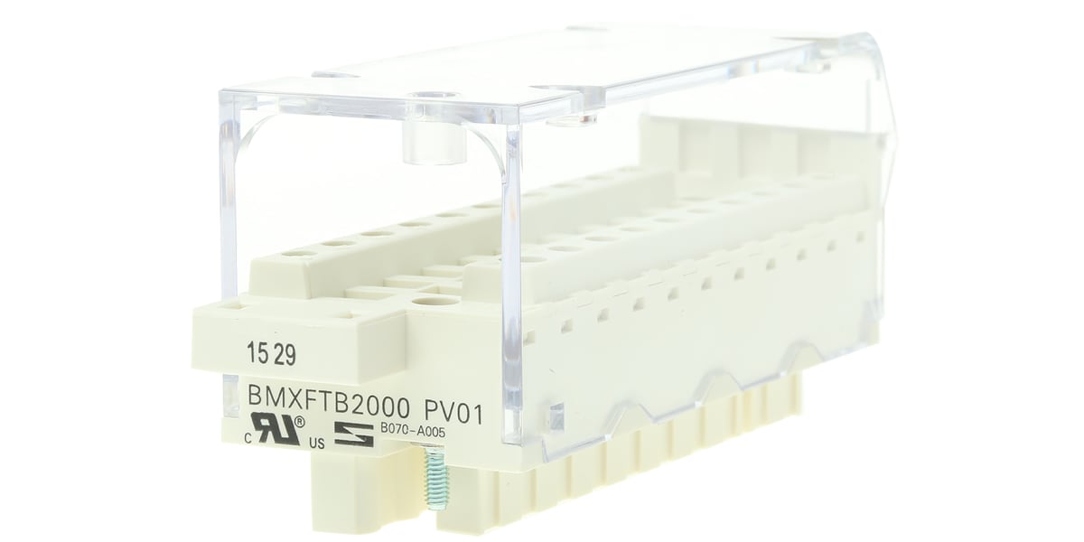 Product image for Terminal Block, 20-way, Cage Clamp